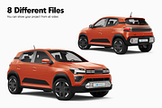 Electric Car Mockup 4, an Advertising Mockup by Mockupix (Thumbnail 7 of 12)