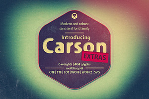 Carson Extras - 30% OFF