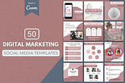 4 in 1 Digital Marketing CanvaBundle, a Social Media Template by Canvagator (Thumbnail 6 of 9)