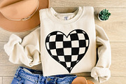 Checkered Heart PNG, Valentines Day, an Illustration by SharpMarketplace (Thumbnail 8 of 9)