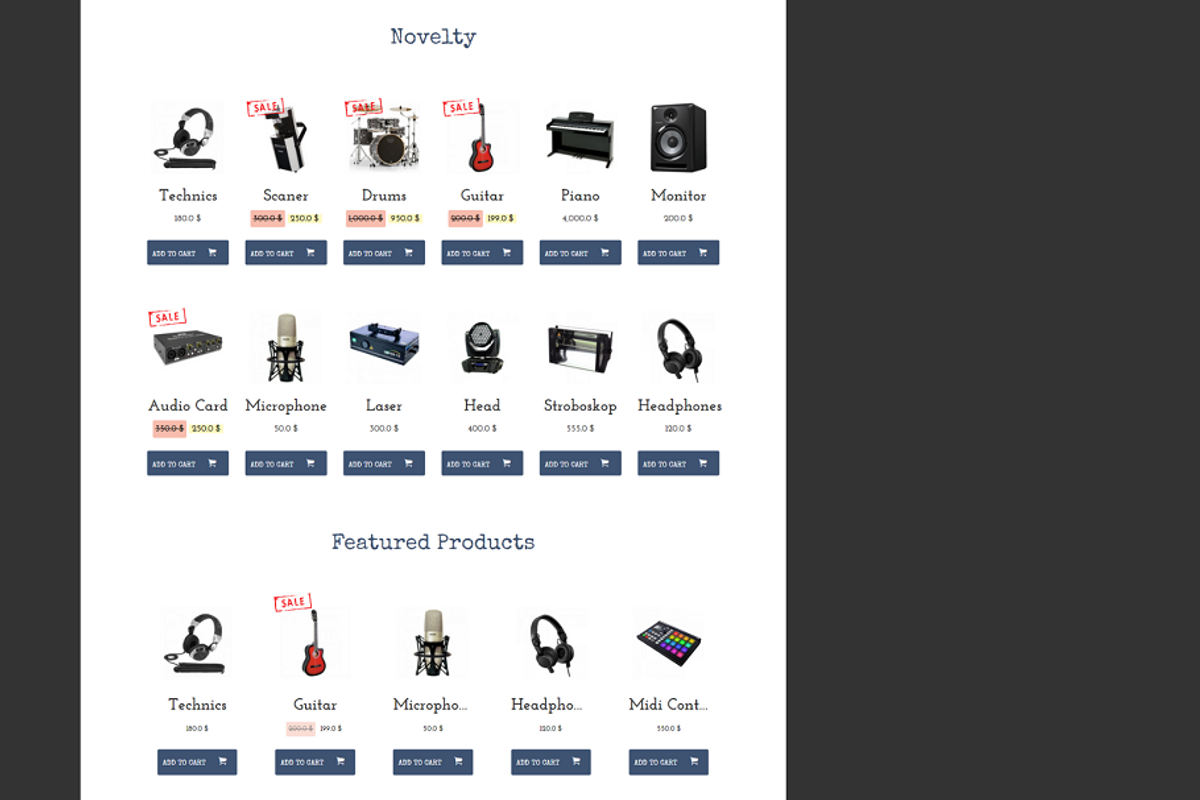 M-Store - Music WordPress Theme, a WordPress Template by Ordasoft (Photo 2 of 3)