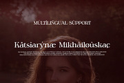 Billker Elegant Ligature Serif, a Serif Font by Alfinart (Thumbnail 9 of 10)