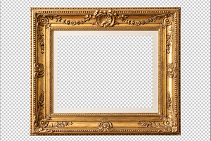 Vintage picture frame, a Photo by VetalStock