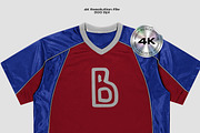 jersey mockup, a Shirt Mockup by Barmecide Mockup Studio (Thumbnail 2 of 3)