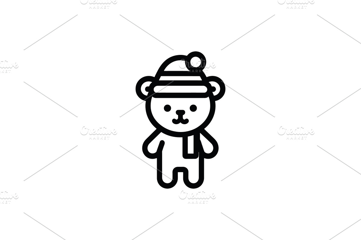 Teddy Bear Logo Design, a Branding & Logo Template by Vectorium Studio (Photo 1 of 2)