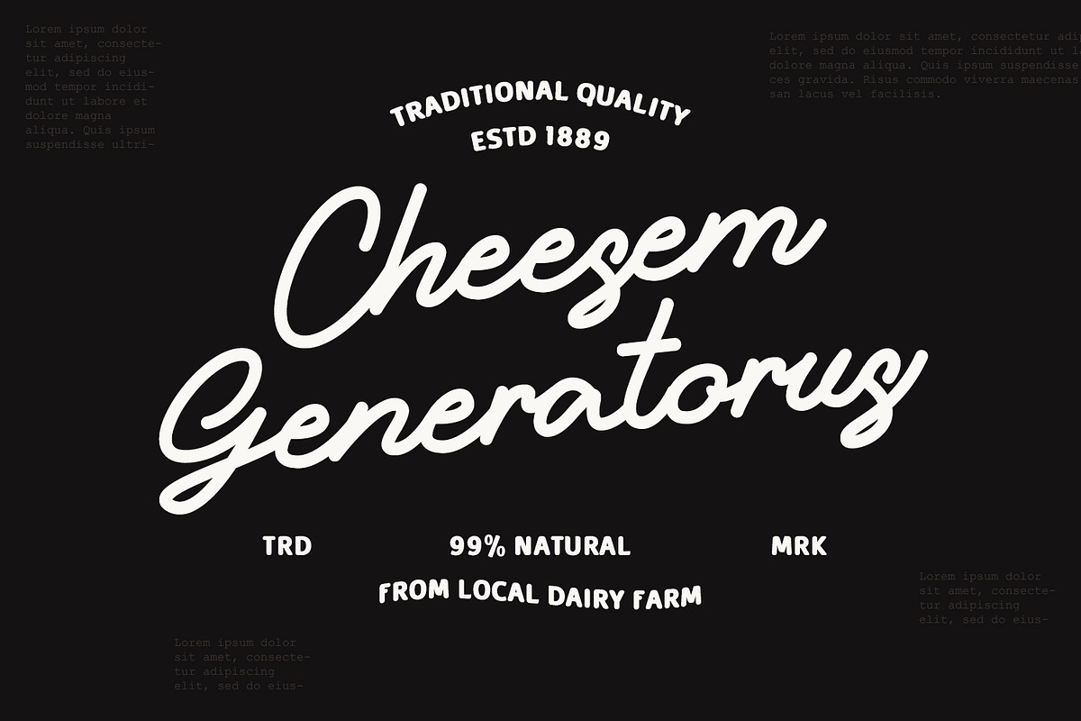 Bentory Authes Vintage Monoline Font, a Script Font by Maulana Creative (Photo 3 of 7)