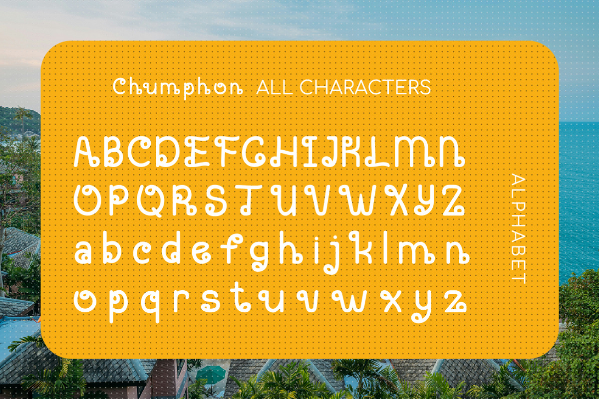 Chumphon – Thailand Style Font, a Sans Serif Font by Vadovastd (Photo 8 of 8)