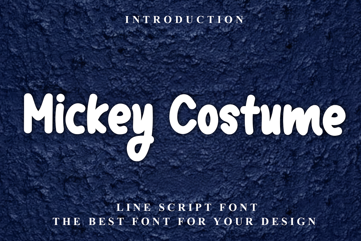 Mickey Costume, a Sans Serif Font by InermediaSTUDIO (Photo 1 of 8)