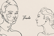 SHE - One line art women set, a Person Illustration by Anna.Klets (Thumbnail 10 of 10)