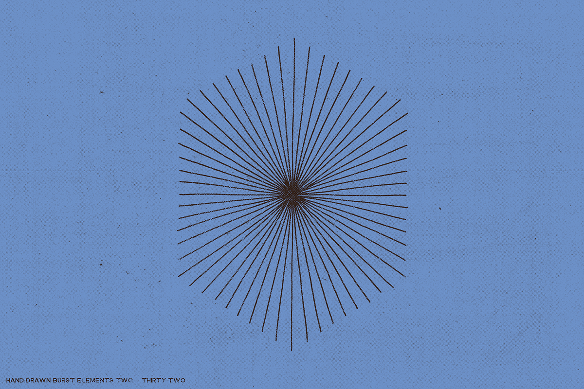 36 hand-drawn burst elements, an Object Graphic by The Shop (Photo 20 of 25)