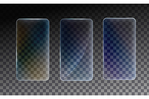 Glass frame isolated on transparent, a Texture Illustration by Marinstri