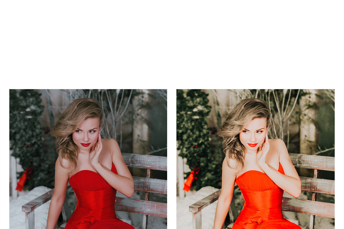10 Christmas Lightroom Presets, a Preset Add-On by MockTurtleStudio (Photo 11 of 11)