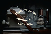 Barber Shop Logo Emblems, a Branding & Logo Template by Artha Desain (Thumbnail 9 of 14)