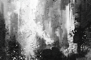 Abstract grayscale artwork textured, an Abstract Photo by Pixeness Studio