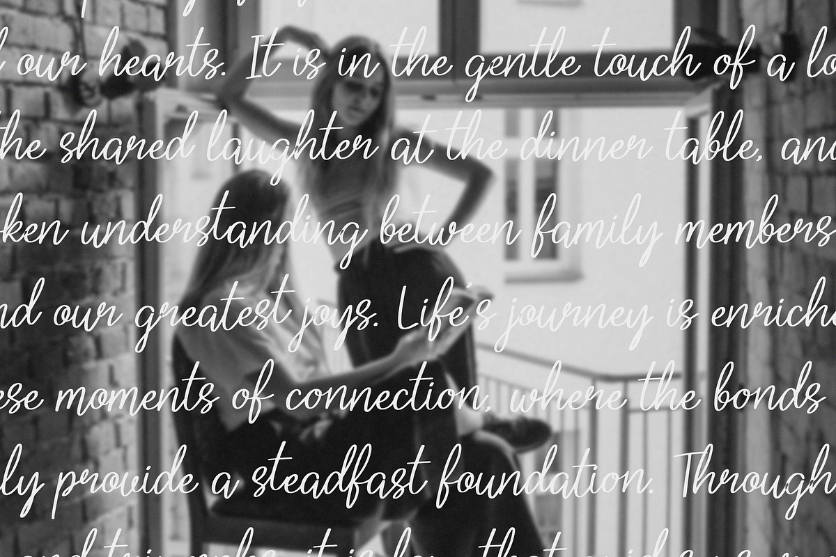 Identic Partner Handwritten Font Duo, a Handwritten Font by Denustudios (Photo 9 of 14)