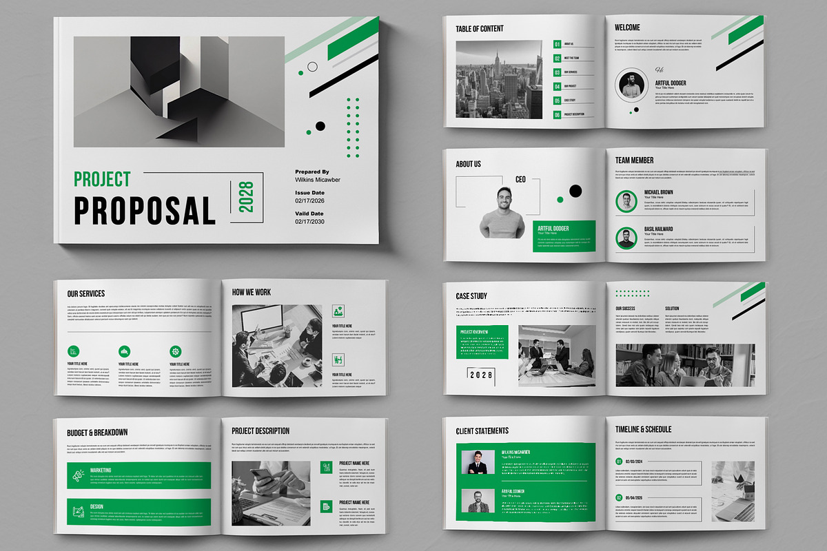 Business Proposal Design Layout, a Brochure Template by ContestDesign (Photo 1 of 4)