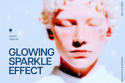 Glowing Sparkle Photo Effect, a Layer Style Add-On by Design Squad (Thumbnail 1 of 6)
