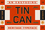 Tin Can | Heritage Typeface, a Sans Serif Font by Daniel Neuman (Thumbnail 1 of 9)