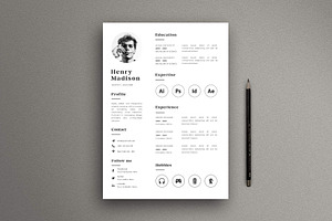 Minimal Elegant Resume CV