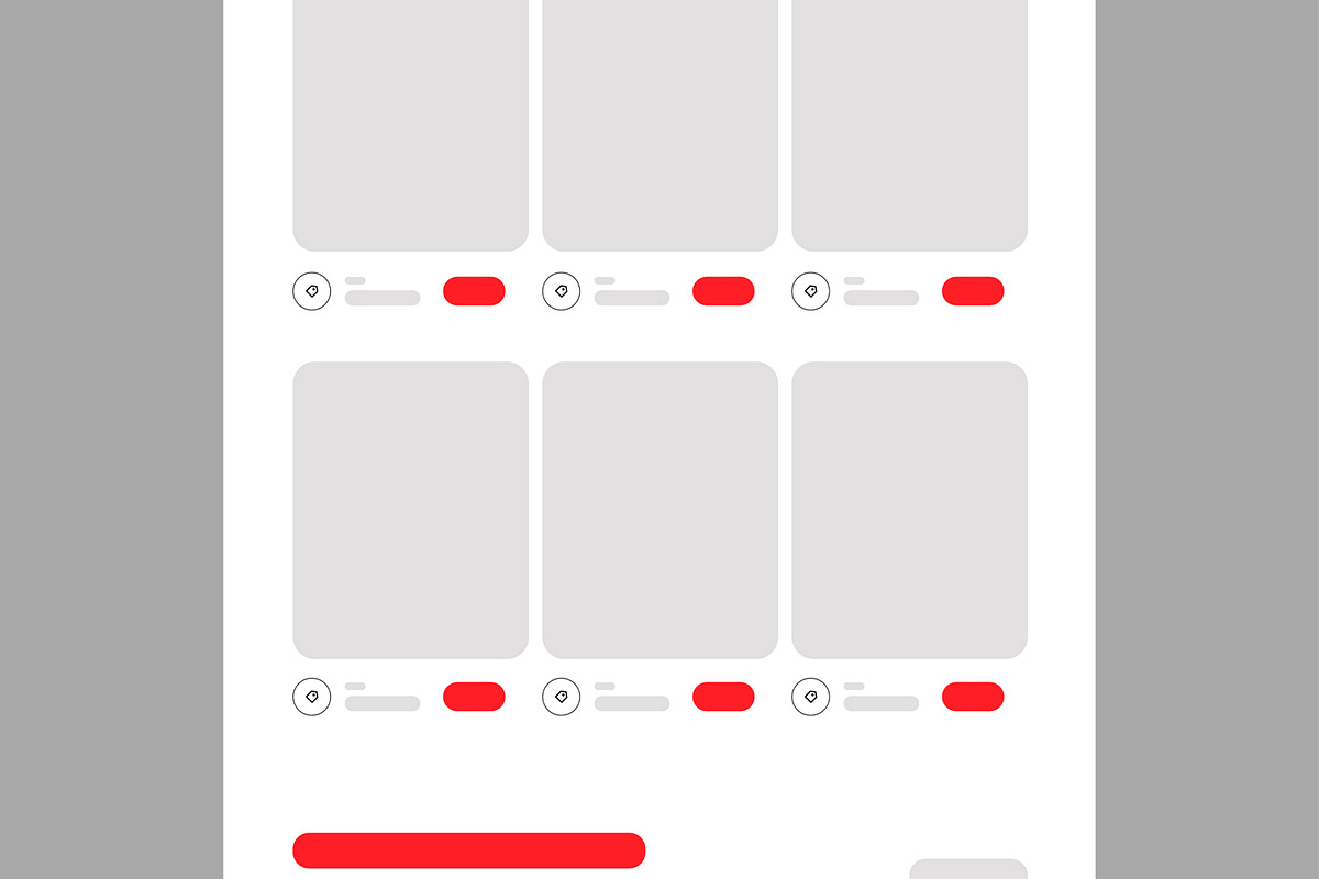 Real Estate Landing Page Wireframe, an UI Kit Template by CreativeShaper (Photo 4 of 6)