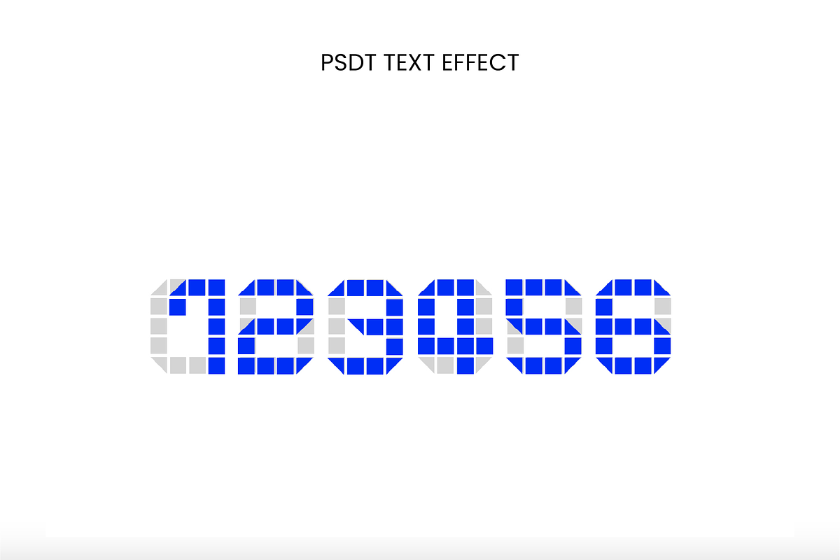 Segment Display Text Effect preview 2