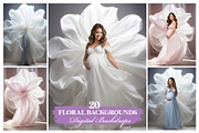 Floral Maternity Backdrops, an Object Graphic by DreamyOverlay (Thumbnail 1 of 4)