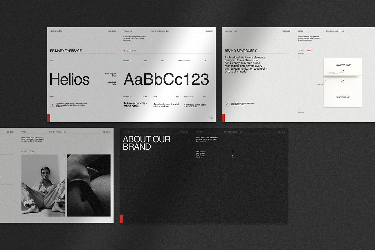 KOVE | Brand Guidelines Template, a Branding & Logo Template by Prapti Design (Photo 5 of 11)
