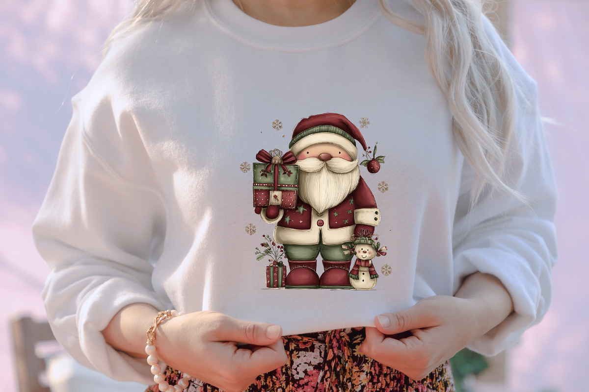 Cute Christmas Characters Clipart, an Illustration by designcity5 (Photo 5 of 5)