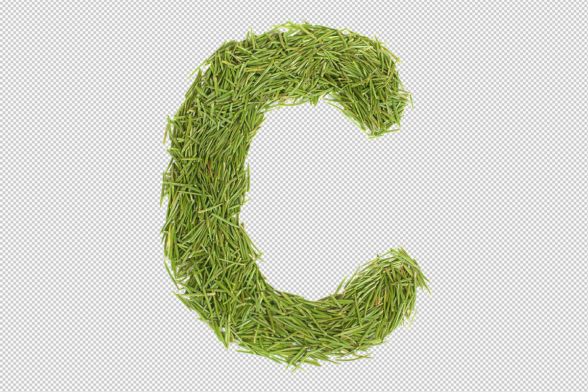 Green font alphabet A-Z preview 4