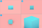 Carton Square Box Mockup, a Packaging Mockup by Illusiongraphic (Thumbnail 8 of 8)