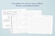 Lettering Guides | Print & Procreate, an Object Graphic by Molly Suber Thorpe (Thumbnail 6 of 10)