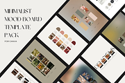 26 Minimalist Mood Board Template, a Presentation Template by The Magic Glow Co. (Thumbnail 1 of 3)