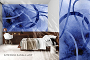 Sapphire Blue Clipart Watercolor, a Texture Graphic by FineArt (Thumbnail 3 of 12)