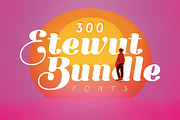 Etewut bundle (300 fonts), a Script Font by Etewut