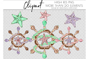 Mermaid clipart, under water sea, an Illustration by Personal Epiphany (Thumbnail 4 of 6)