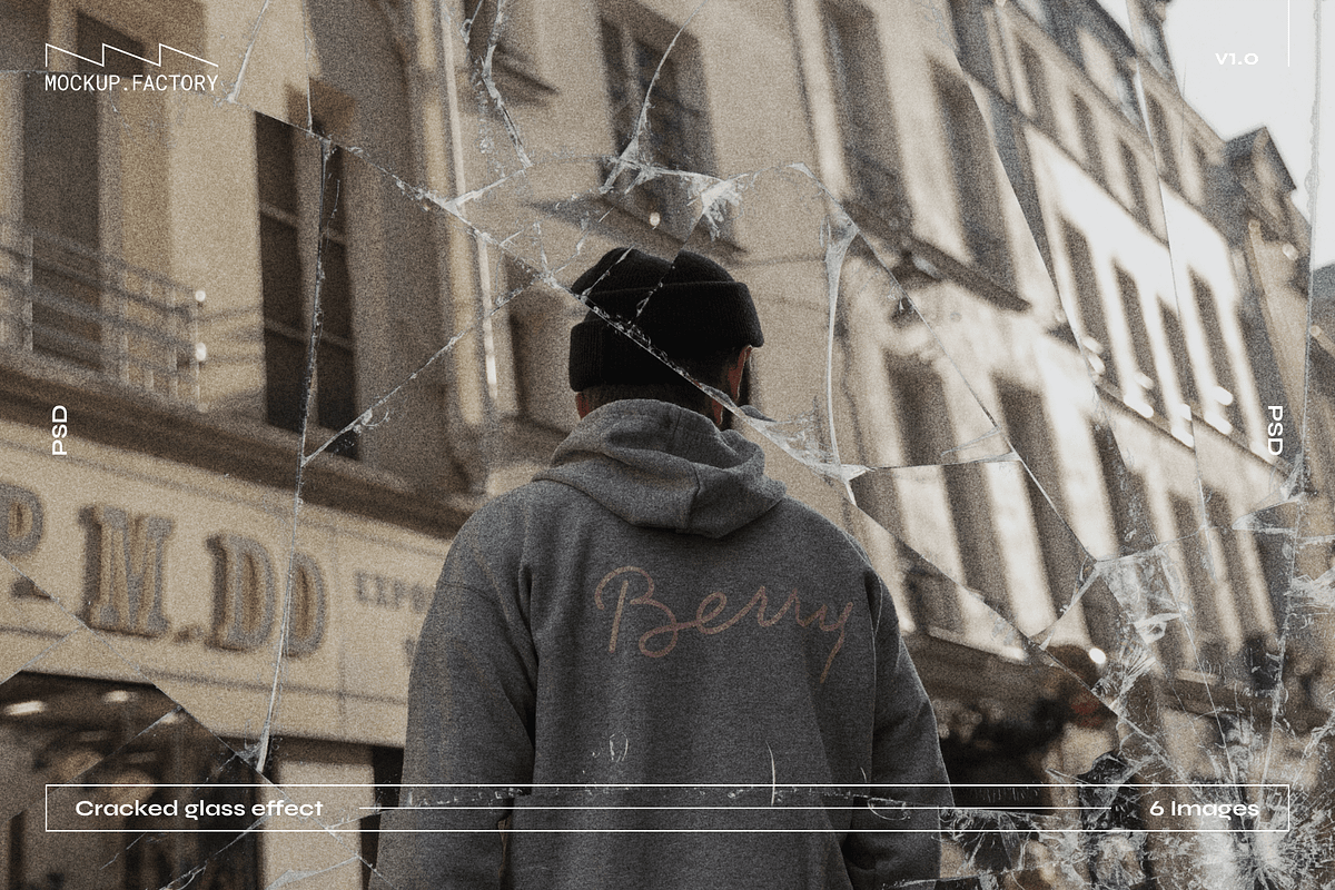 Cracked | Broken Glass Effect, an Object Graphic by Mockup.Factory (Photo 5 of 6)