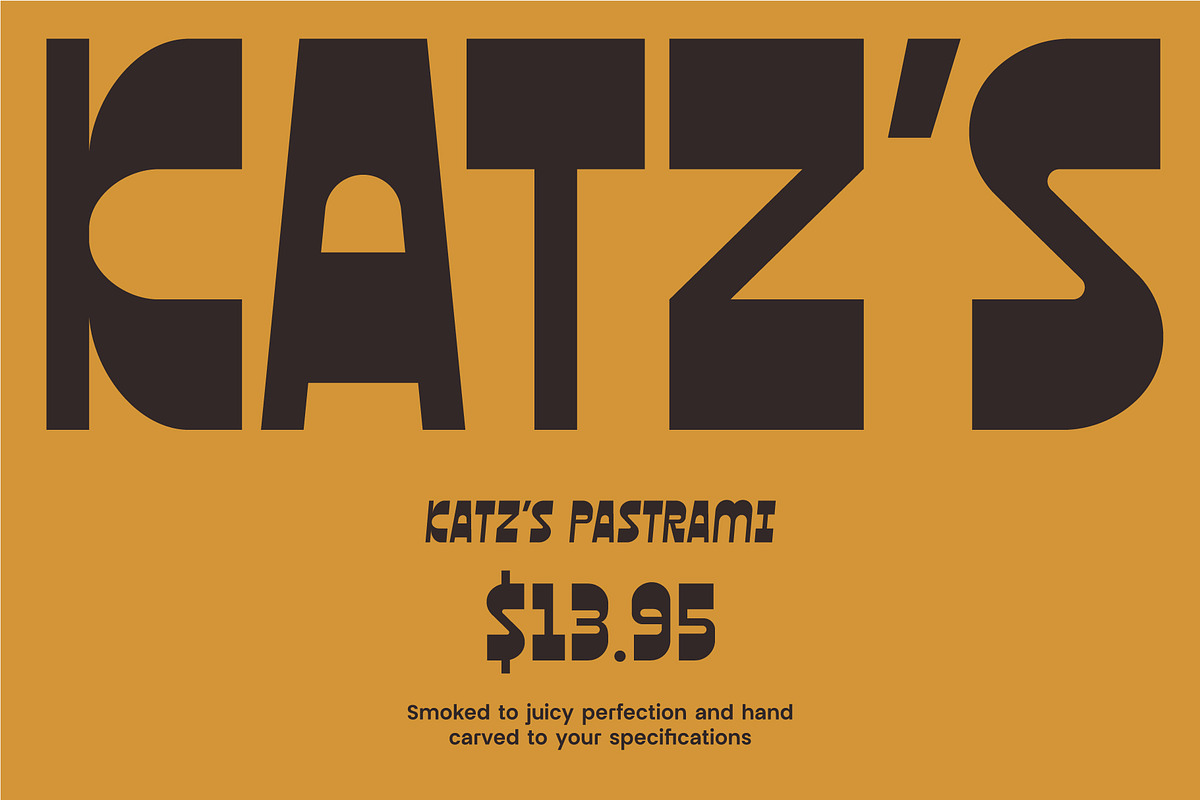 Queso – Quirky Retro Display Font, a Sans Serif Font by Studio Aurora (Photo 6 of 8)