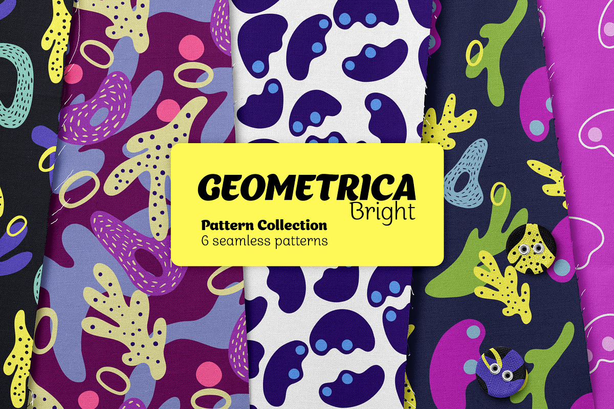 Bold Abstract Seamless Pattern Set, a Pattern Graphic by Asya Melkonyan Patterns (Photo 1 of 16)