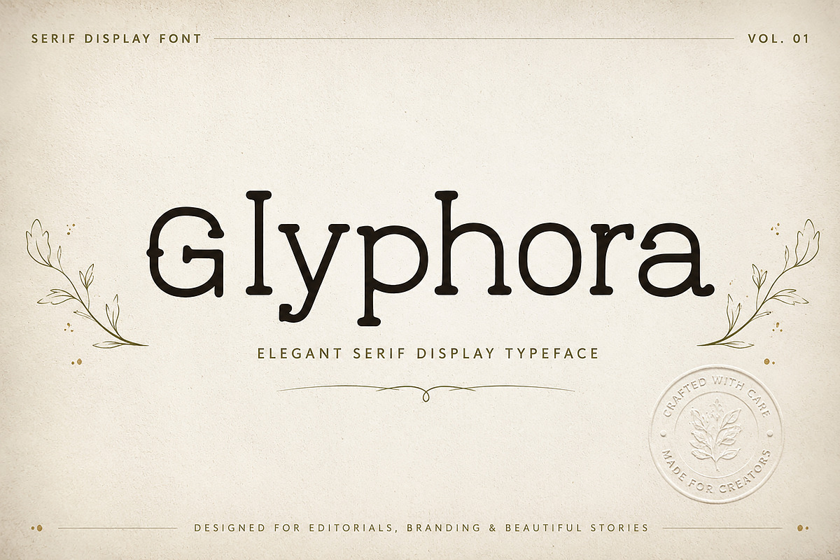 Glyphora, a Sans Serif Font by Wow Magic (Photo 1 of 5)