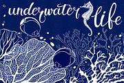Underwater life., a Texture Illustration by maritime_m (Thumbnail 1 of 9)