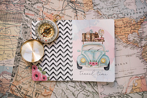 Travel The World Watercolor Set