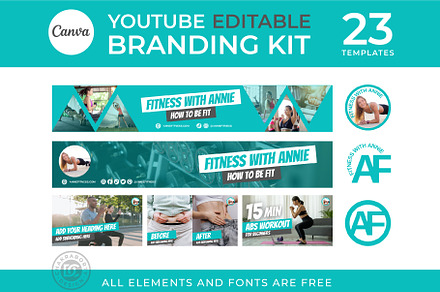 Editable Canva YouTube Template