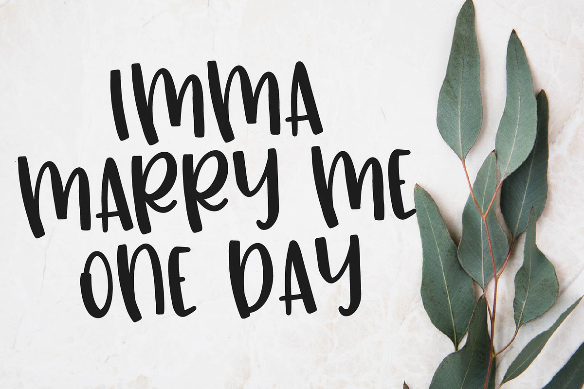 Big Mad - A Hand Lettered Font preview 4