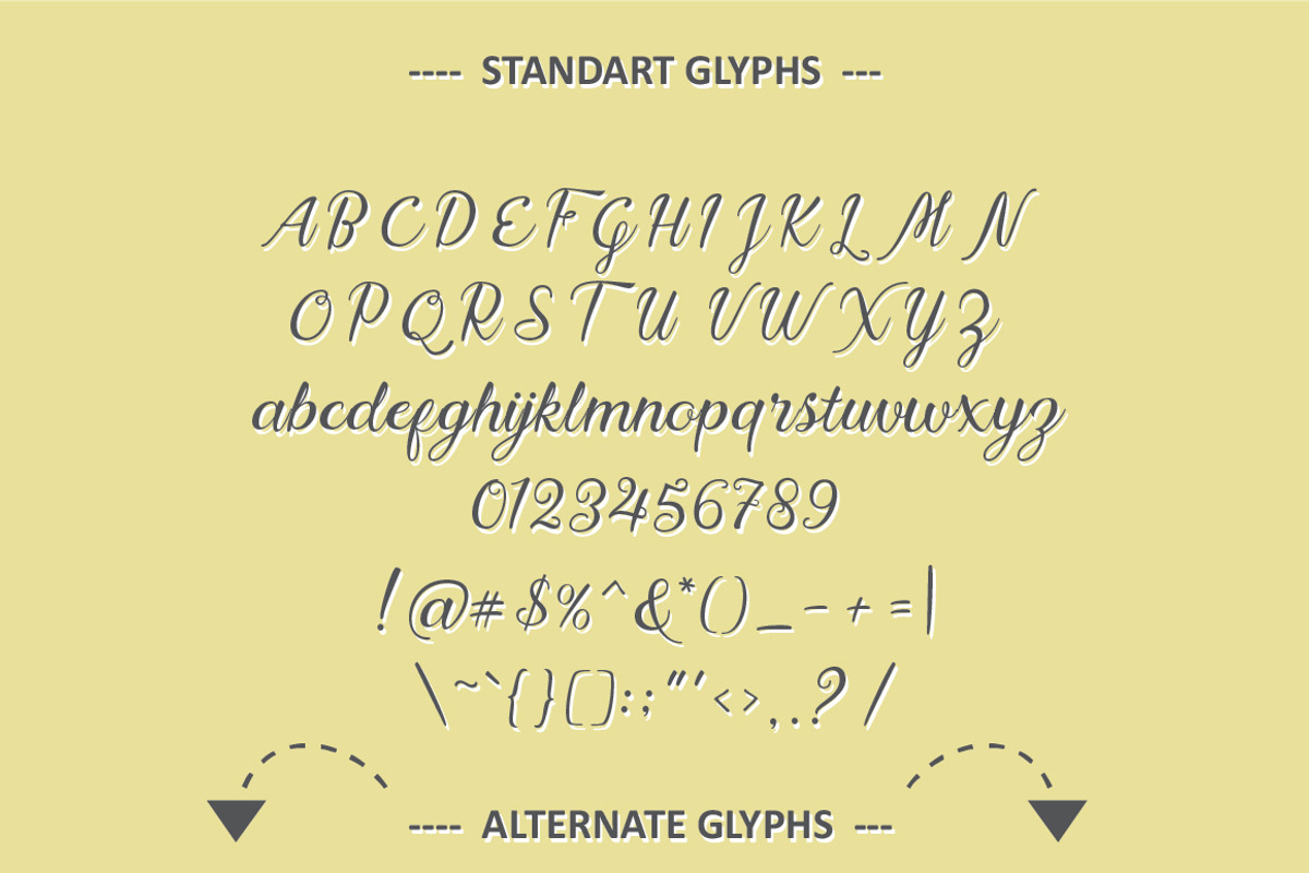 Nadhine Script preview 4