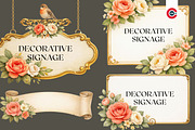 Vintage Botanical Floral Frames, an Object Graphic by C-Kav (Thumbnail 13 of 14)