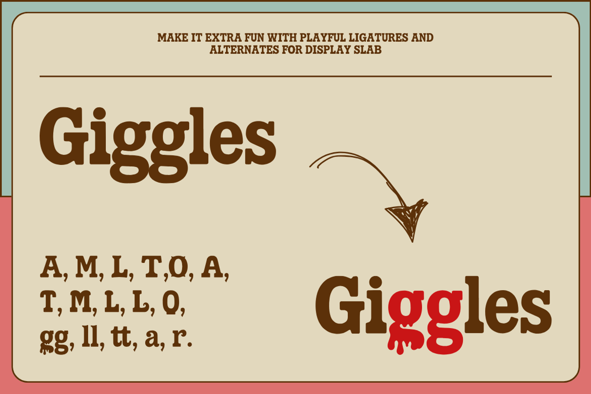 Gelato Rodeo – Slab & Monoline, a Sans Serif Font by Creacy Studio (Photo 3 of 10)