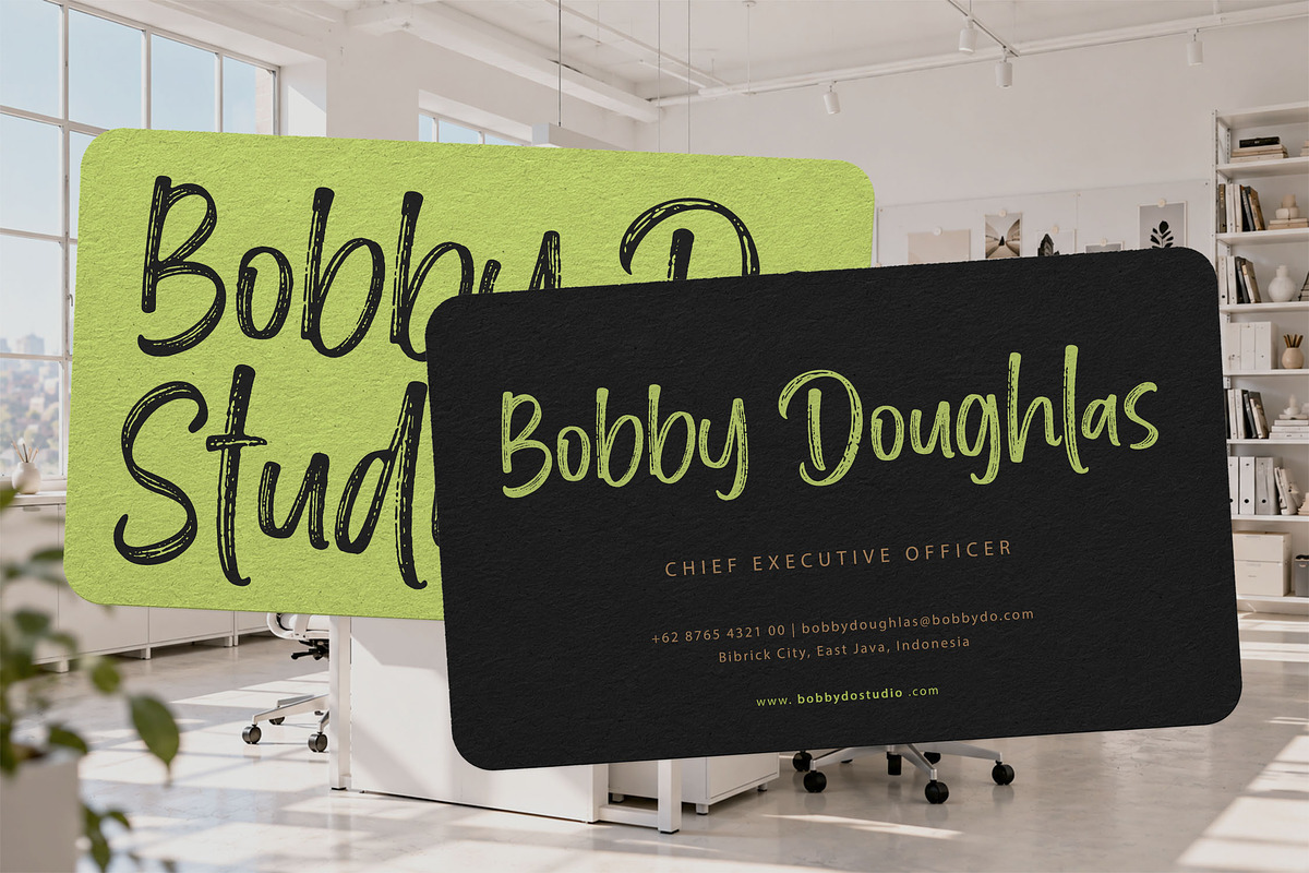 Handicate - Handwritten Brush Font, a Script Font by Subectype Studio (Photo 4 of 9)