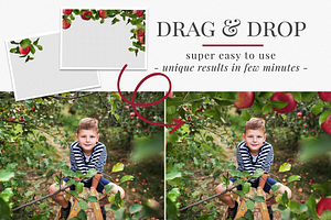 Apple Orchard Photo Overlays