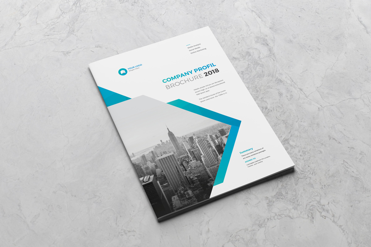 Company Business Brochure A4, a Brochure Template by Pro-Gh (Photo 1 of 9)