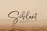 Sibilant - Handwritten Font, a Handwritten Font by Alpaprana (Thumbnail 1 of 10)